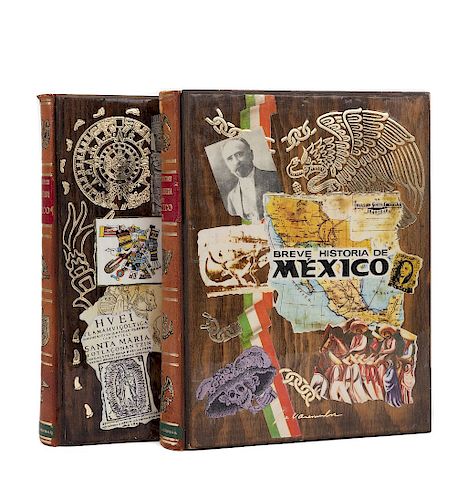 LOTE DE DOS LIBROS BREVE HISTORIA DE MÉXICO. Vasconcelos, José.  México: Fernández Editores, 1967. Piezas: 2.