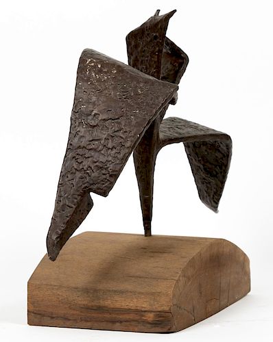 John Begg, Abstracted Bird Bronze Sculpture