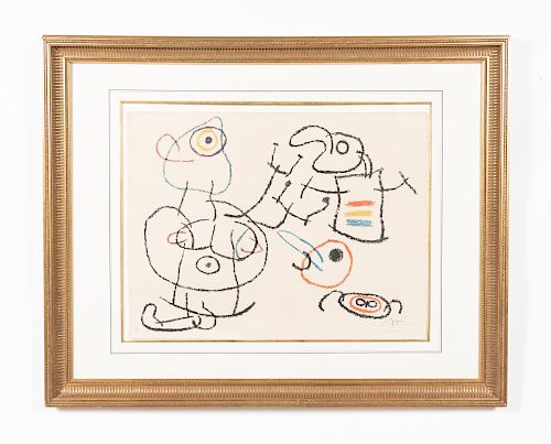 Joan Miro, Plate 2 from Ubu Aux Baleares