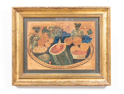 Theorem Painting on Velvet, Fruit Still Life