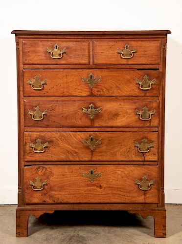 18th C. American Chippendale Butler's Chest