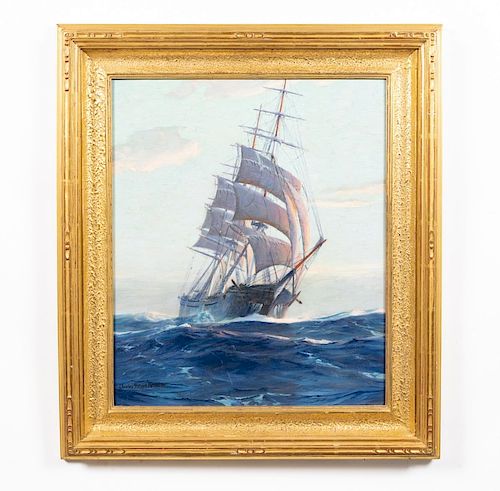 Charles Robert Patterson, Oil on Canvas, Ship