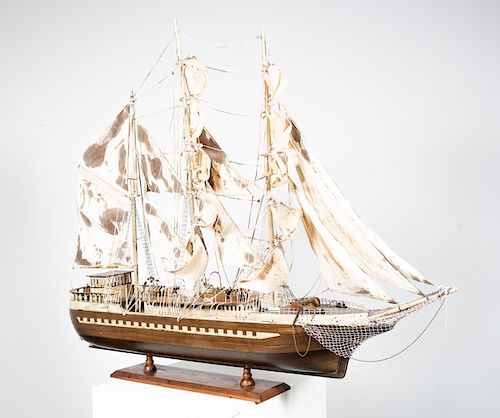 Large Scale Hand Crafted Model Ship