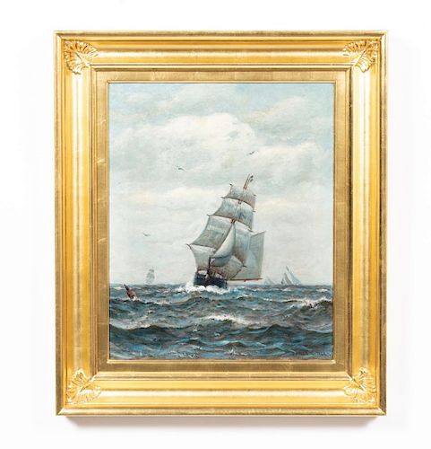 James G. Tyler, Oil on Canvas, Nautical Scene