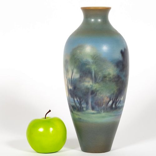 Rookwood Scenic Vellum Vase, Fred Rothenbush