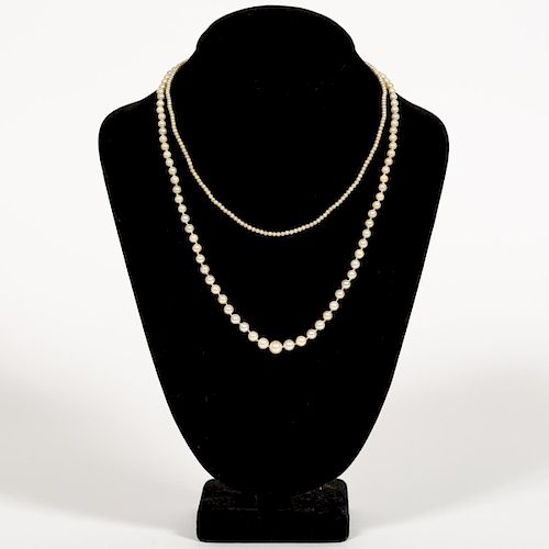 Collection of Two Women's Pearl Necklaces