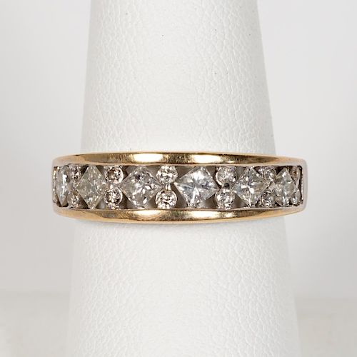 14k White Gold & Diamond Ring or Band