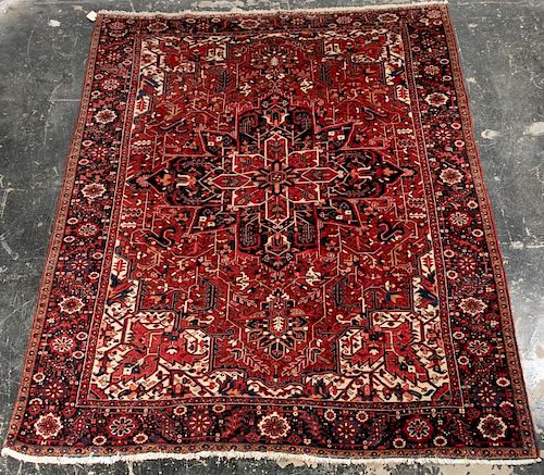 Heriz Hand Woven Area Carpet, 11' 6" x 8' 9"
