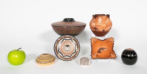 Southwest Pueblo Pottery Vessels, 7 Total