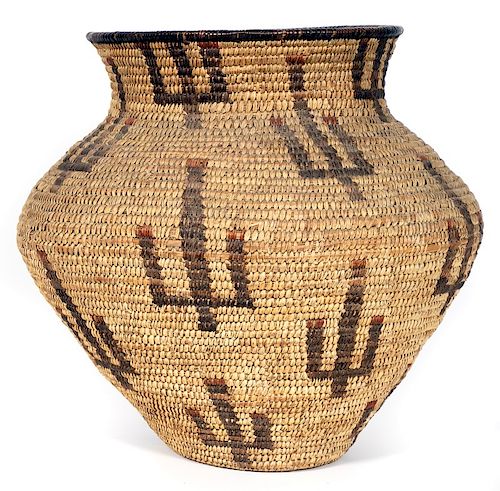 Pima Indian Hand Woven Olla Basket