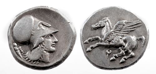 Corinthian Silver Stater - Pegasus & Athena - 8.7 g