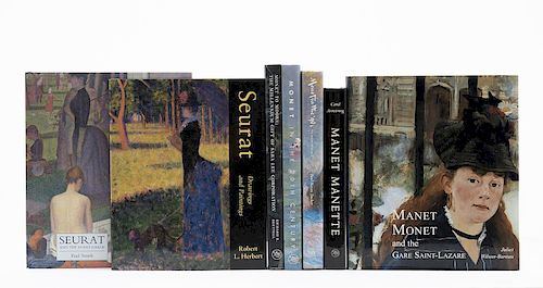 Brettell, Richard R / Hayes Tucker, Paul / Armstrong, Carol / Herbert, Robert L... Libros sobre Monet y Seurat. Pzs: 7.