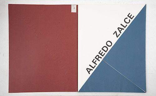 Chumacero, Alí (Prólogo). Alfredo Zalce. México, 1988. 12 reproducciones firmadas a lápiz por el artista.