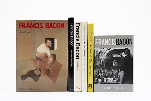 Gowing, Lawrence / Ades, Dawn / Farr, Dennis / Leiris, Michel / Pepita, Michael. Libros sobre Francis Bacon. Pzs: 6.