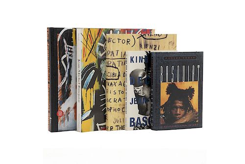 Kawachi, Taka / Hoban, Phoebe / Marshall, Richard / Gianni, Mercurio. Libros sobre Jean-Michel Basquiat. Piezas: 5.