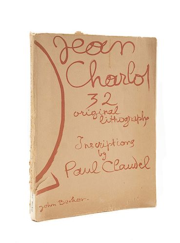 Charlot, Jean - Claudel, Paul. Picture Book. New York, 1933. 32 litografías. Edición de 500 ejemplares.
