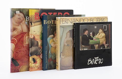 Arciniegas, Germán / Soavi, Giorgio / Villegas, Benjamín / Anchorena, Teresa de. Libros sobre Fernando Botero. Piezas: 5.