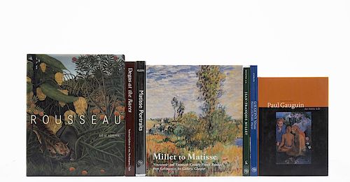 Klein, John / Hamilton, Vivien / Murphy, Alexandra R / Zafran, Eric M... Libros sobre Matisse/Henri Rousseau/Edgar Degas. Pzs: 7.
