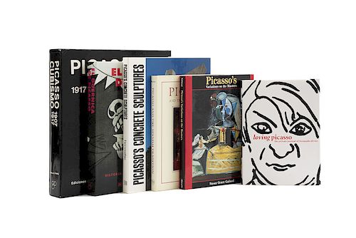 Palau i Fabre, Josep / Chipp, Herschel B / Grace Galassi, Susan / Fairweather, Sally... Libros sobre Pablo Picasso. Piezas: 6.