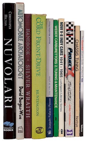 Granatelli, Andy / Wraith, Silver / Burgess - Wise, David / Hilton, Christopher... Novi V-8 Indy Cars / Handbook... Piezas: 10.