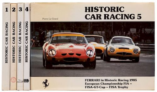Grand, Pierre le. Historic Car Racing. Postfach, Gruppe Historischer Sportfahrzeuge, 1981-1984. Tomos I - V. Piezas: 5.