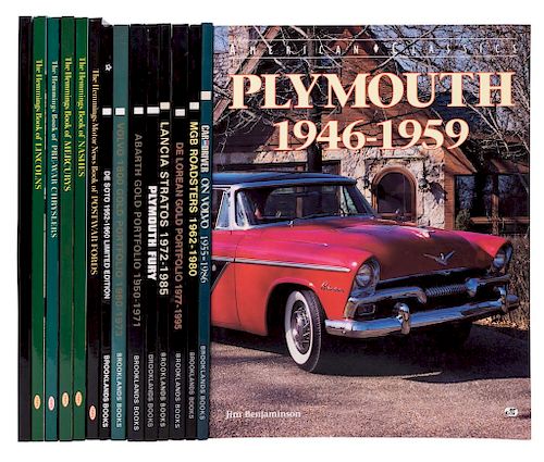 The Hemmings Motor News Book / The Hemmings Books / Brooklands Books... Postwar Fords / Chrysler Performance Cars... Piezas: 15.