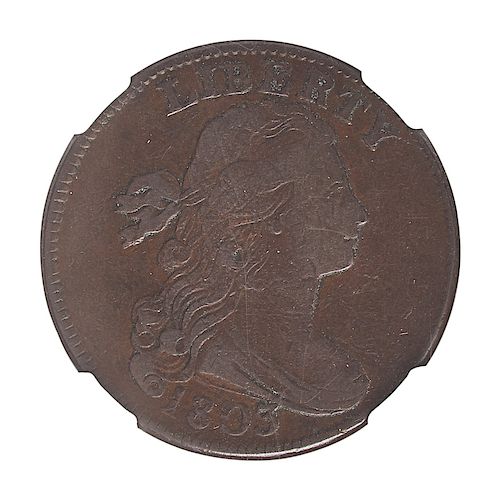 U.S. 1803 SMALL DATE SMALL FRACTION 1C COIN