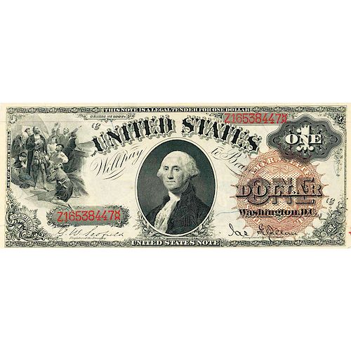 U.S. 1880 $1 LEGAL TENDER NOTE