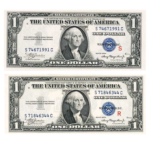 U.S. 1935 A $1 SILVER CERTIFICATES