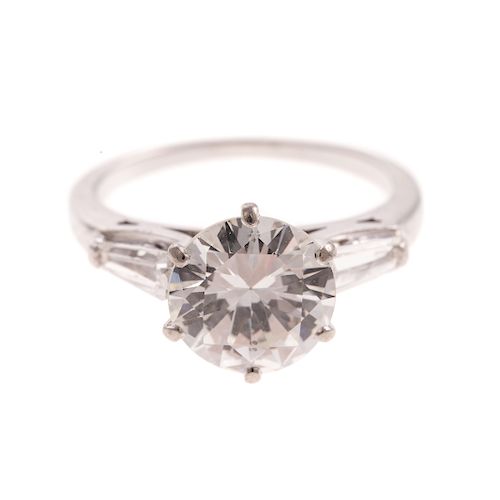 A Ladies 2 ct. Diamond Solitaire Ring in 14K Gold