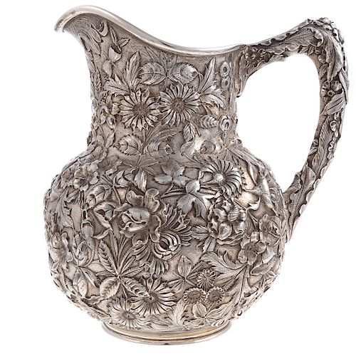 Kirk "Repousse" Sterling Water Pitcher
