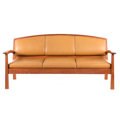 Thomas Moser Cherry Upholstered Sofa