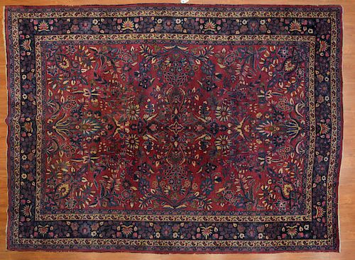 Semi-Antique Meshed Rug, Persia, 8.8 x 11.9