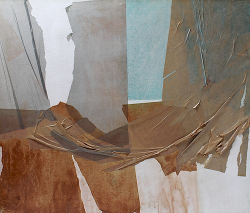 Art Brenner "Vita" Abstract Mixed Media on Canvas
