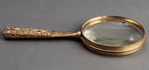 Tiffany Studios "9th Century" Bronze Magnifier