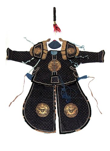A Manchu Military Officer's Ceremonial Armor.