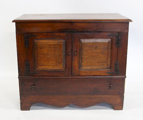 18th / 19th Century 2 Door / 1 Drawer Cabinet