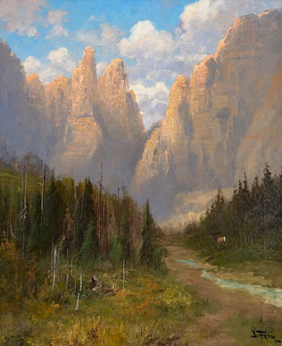 John Fery (1859–1934): Zion National Park [or] Utah Canyon