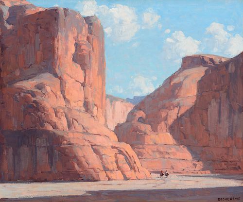 Edgar Payne (1883–1947): Riders in Canyon de Chelly