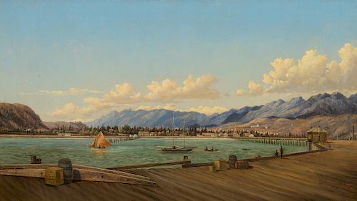 Henry Chapman Ford (1828–1894): Santa Barbara from the Wharf (1884)