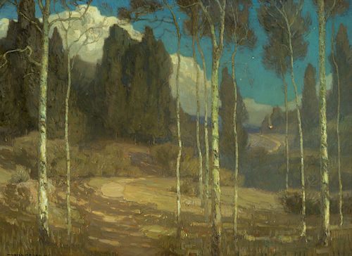 William Wendt (1865–1946): The Silence of Night (Laguna Canyon) (1910)