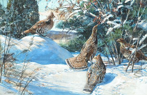 Aiden Lassell Ripley (1896–1969): Grouse and Barberries