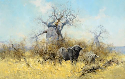 David Shepherd (1931–2017): Cape Buffalo