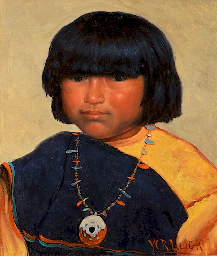 William R. Leigh (1866–1955): Zuni Child