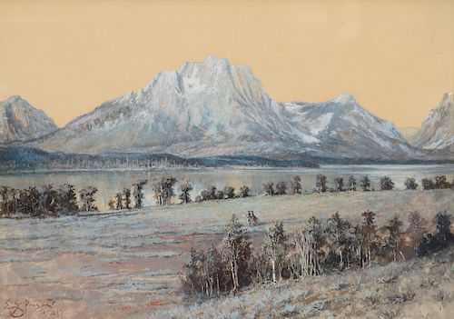 Edgar S. Paxson (1852–1919): Mt. Moran (1897)