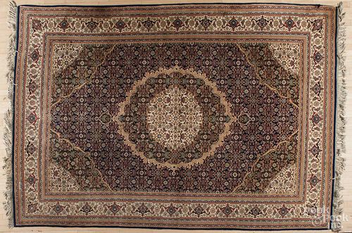 Contemporary Indian carpet, 11'6'' x 7'10''.