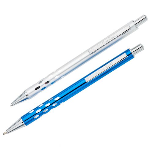 Dos bolígrafos marca Pierre Cardin. Cuerpo en acero. Funda no original.