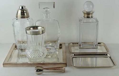 SILVER. Assorted Bar Grouping Inc. Christofle.