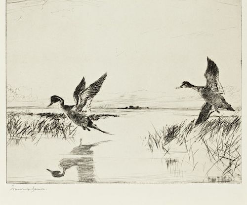 Frank W. Benson (1862-1951) Three Prints
