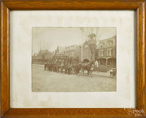 Chester, Pennsylvania photograph of the Moyamensing Fire Company Parade unit